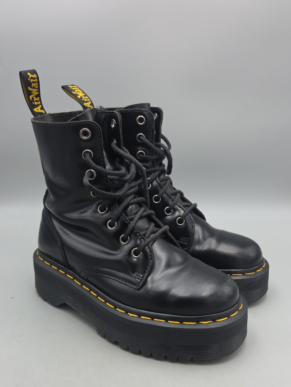 Dr. Martens Jadon Doc Marten Black Lace Up Women 5 Platform Style